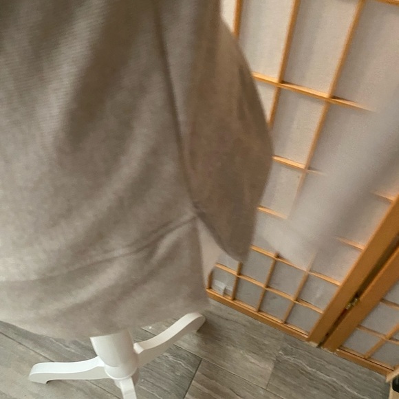 RBX Active Women's Quilted Oatmeal Beige Cowl Neck Large Pullover Tunic Small ? - Picture 5 of 9